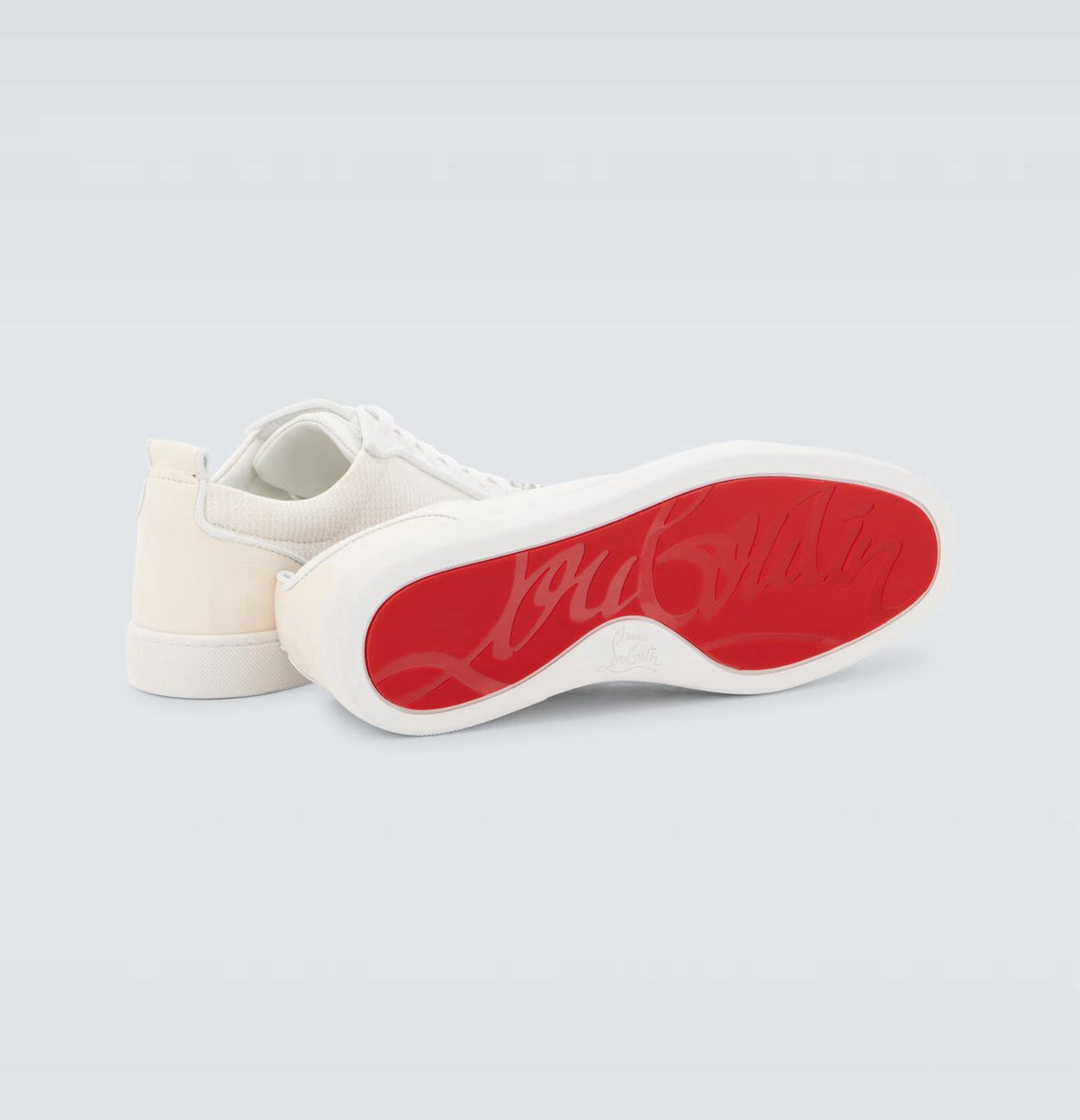 Christian Louboutin - White Gold Spike