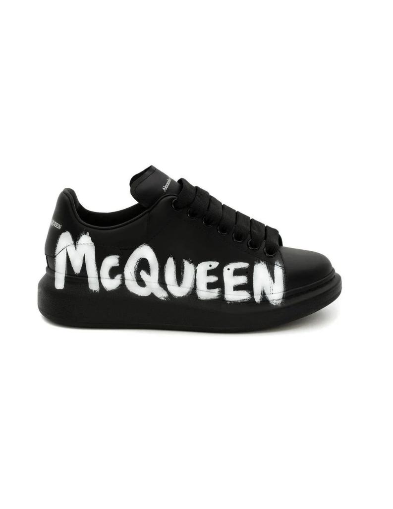 Alexander McQueen - Oversized Graffiti Black White