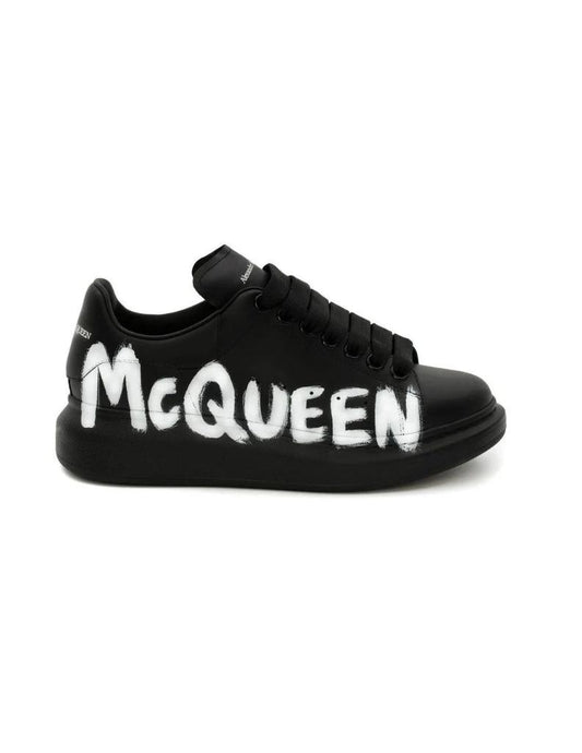 Alexander McQueen - Oversized Graffiti Black White