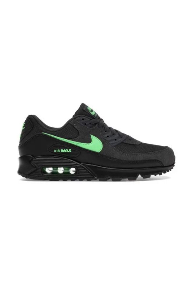 Nike Air Max 90 - Black Green Swoosh