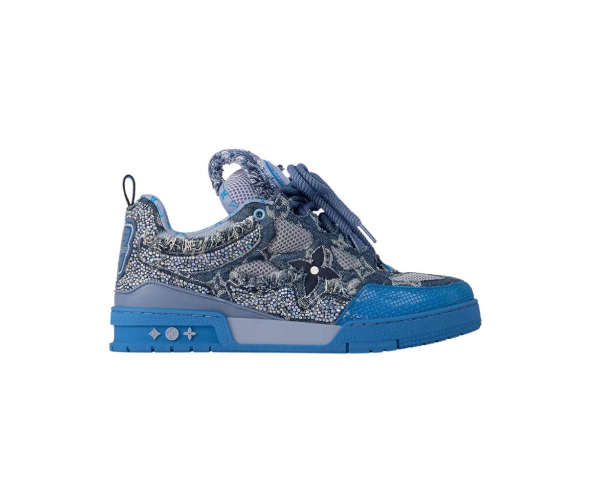 Louis Vuitton Skate - Blue Swarovski Monogram