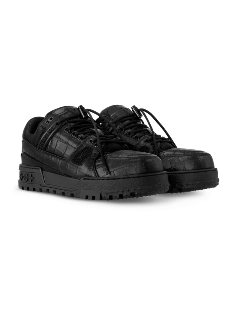 LV Maxi Sneaker - Balck Crocodile