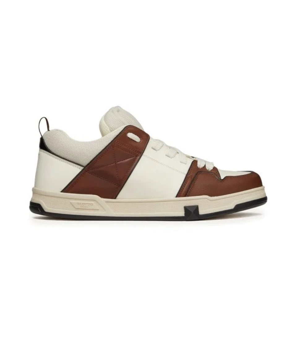 Valentino Open Skate - White Brown