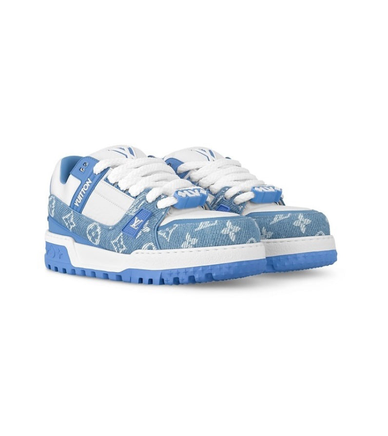 LV Maxi Sneaker - Light Blue Monogram