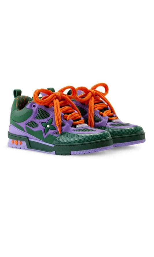Louis Vuitton Skate - Green Purple