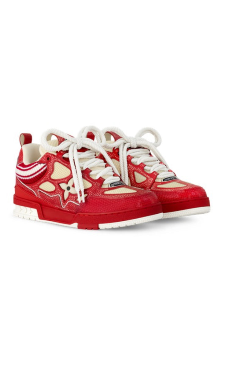 Louis Vuitton Skate - Red White