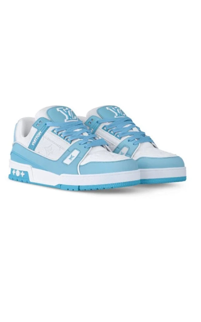 Louis Vuitton Trainer - White Light Blue