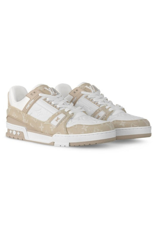 Louis Vuitton Trainer - White Beige