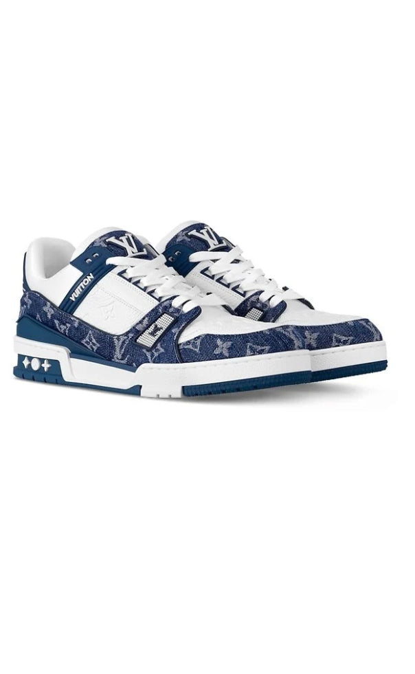 Louis Vuitton Trainer - White Blue
