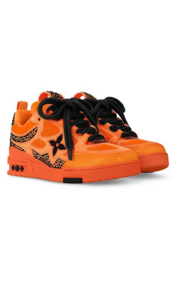 Louis Vuitton Skate - Orange Black Diamond