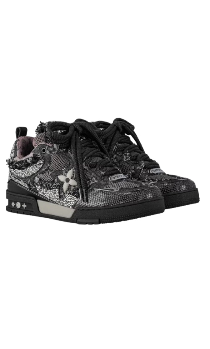 Louis Vuitton Skate - Black Swarovski Monogram