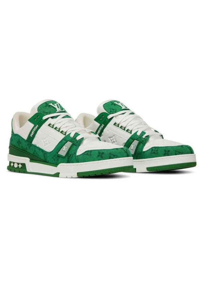 Louis Vuitton Trainer - White Green